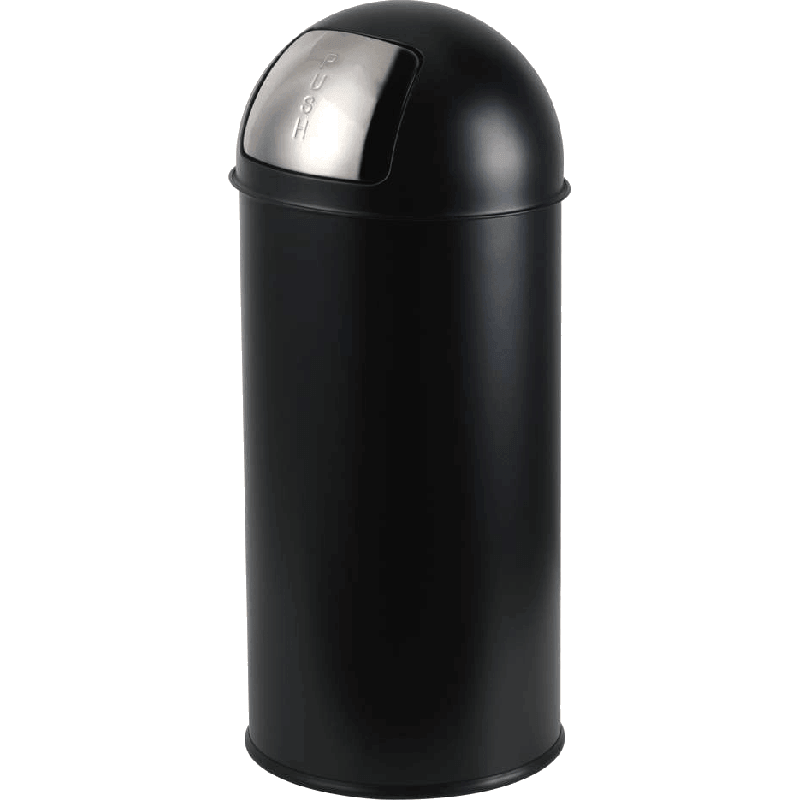 Dome Push Lid Commercial Waste Bin