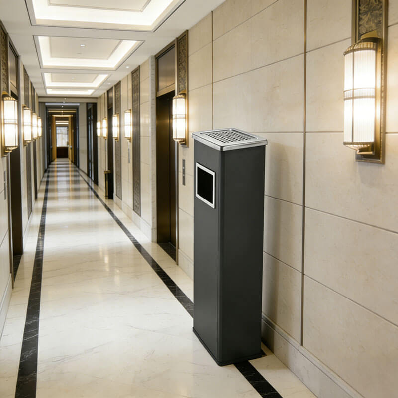 Elegant waste solutions for hotel rooms and lobbies