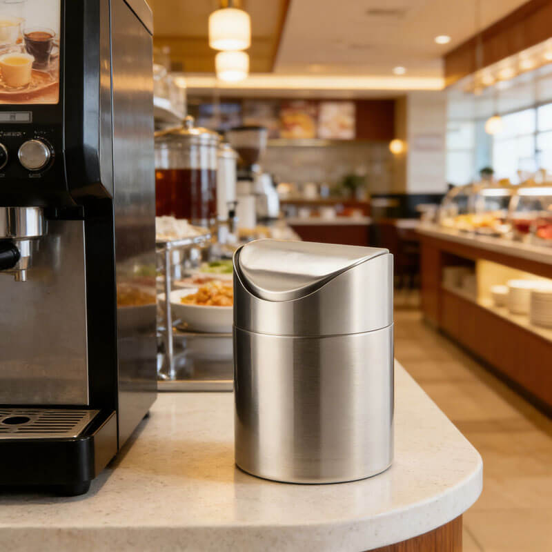 Hygienic and stylish waste solutions for dining environments