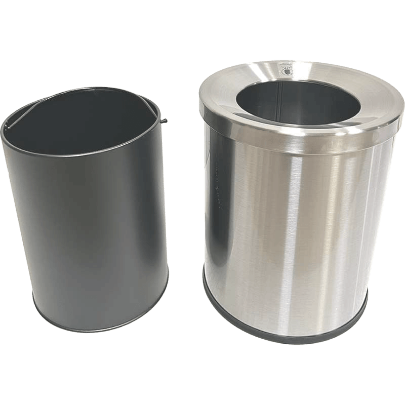 HZ920 stainless steel open top kitchen trash can, multi-size 5L-25L for home and commercial use - inner bucket