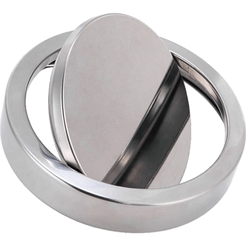 HZ950 5L stainless steel swing lid tabletop trash can, compact for kitchen and office use - lid