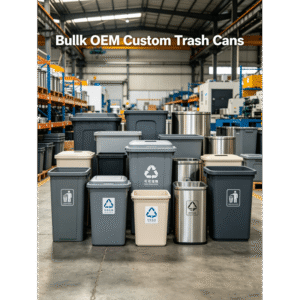 bulk OEM custom trash cans wholesale factory supply