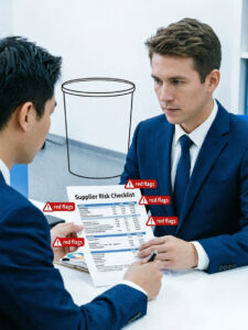 Stainless steel trash can supplier risk evaluation, 7 red flags for OEM procurement buyers